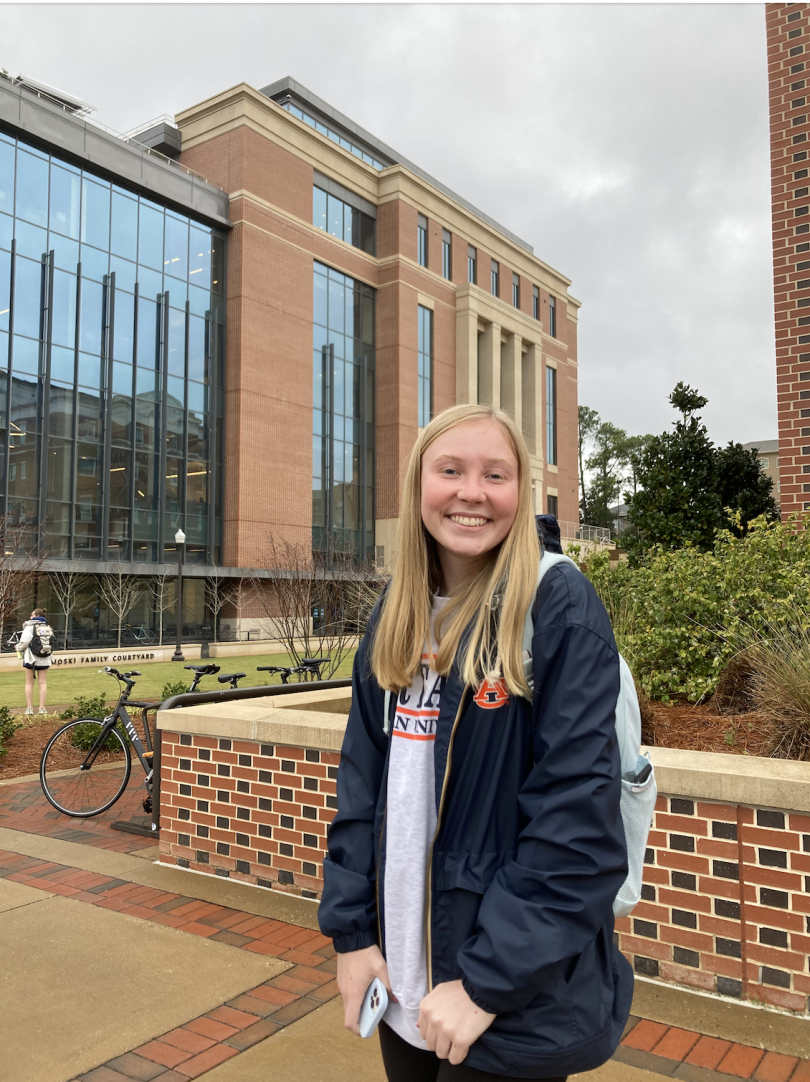 My friend Katie at Auburn University My friend Katie at Auburn University