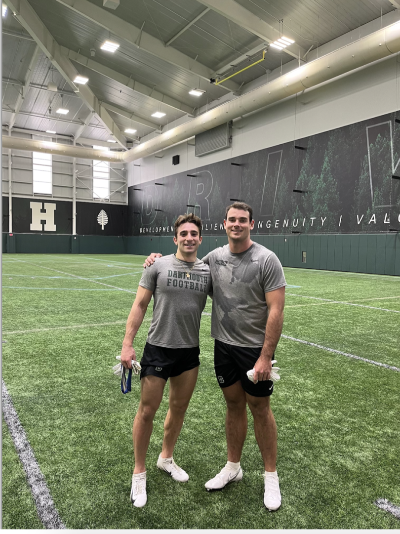 The two players smiling after finishing Pro Day! The two players smiling after finishing Pro Day!