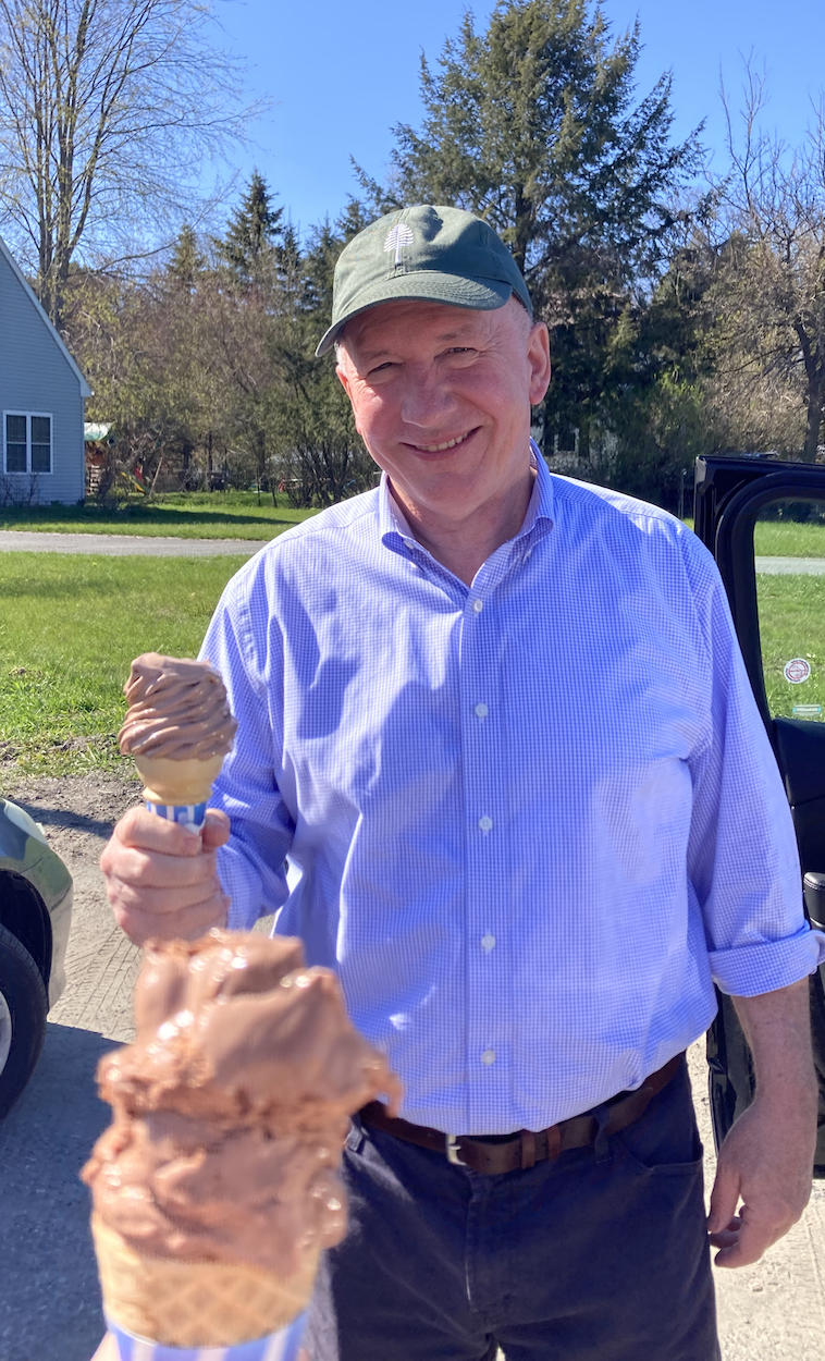 My dad loved his ice cream!