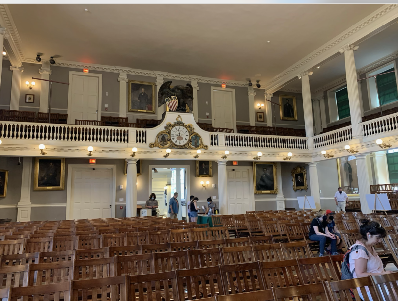 The Old South Meeting House along the Freedom Trail