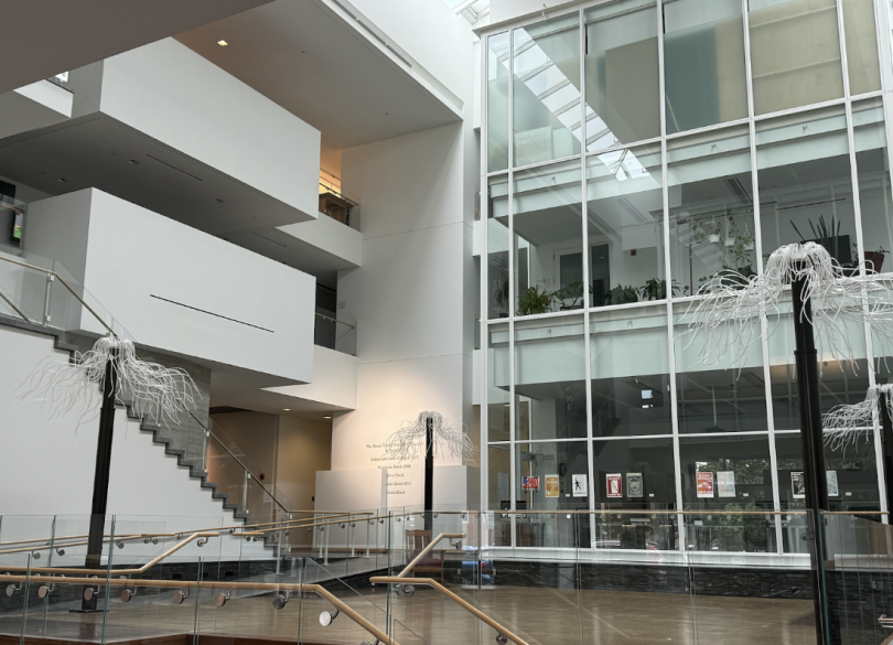 The lobby area in BVAC, or the Visual Arts Centre