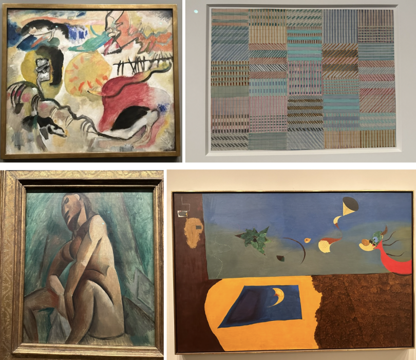 Kandinsky, Bauhaus, Picasso, and my 30-minute observation landscape (Miro)!