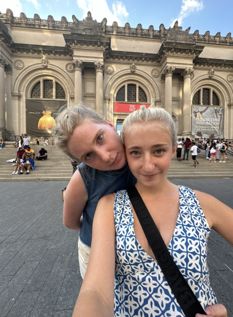 Me and Emeline outside of the Met!