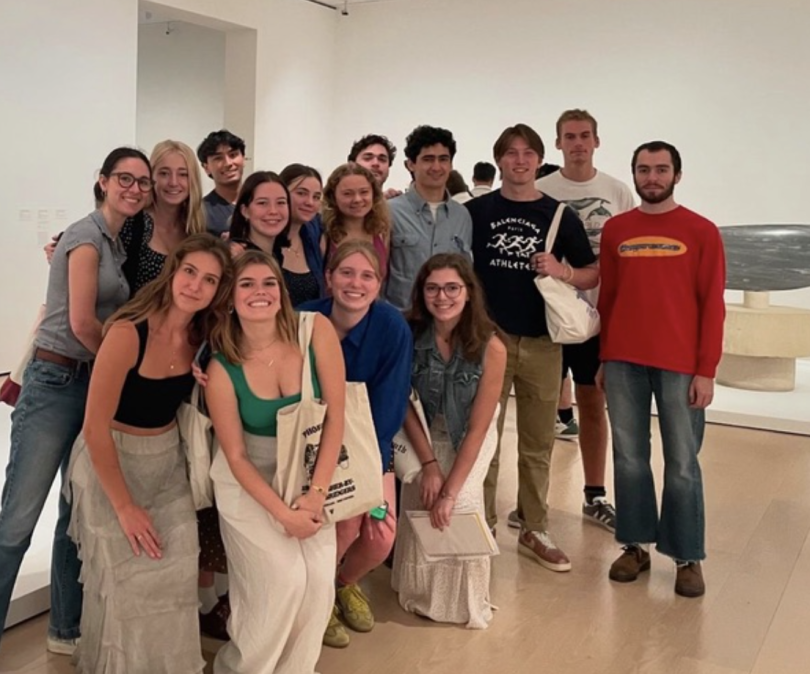 Our class in the MoMA