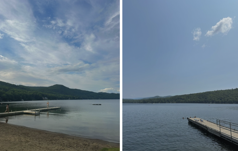 Lake morey in the summer