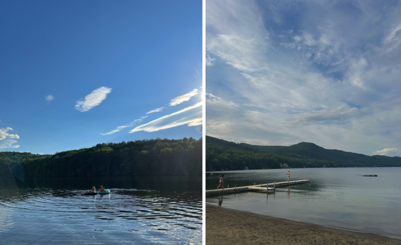 Tubing at Mink Brook and swimming at Lake Morey!