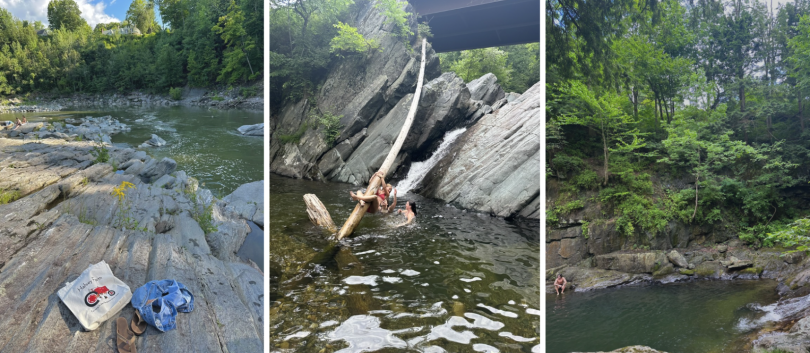 Quechee Gorge and a swimming hole near West Lebanon!