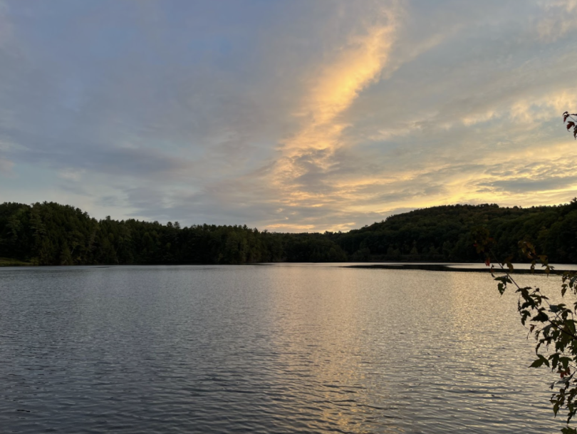 The Connecticut River on a sunny day.