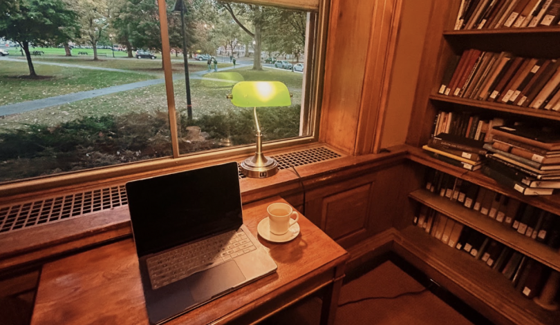 tea time at Sanborn library