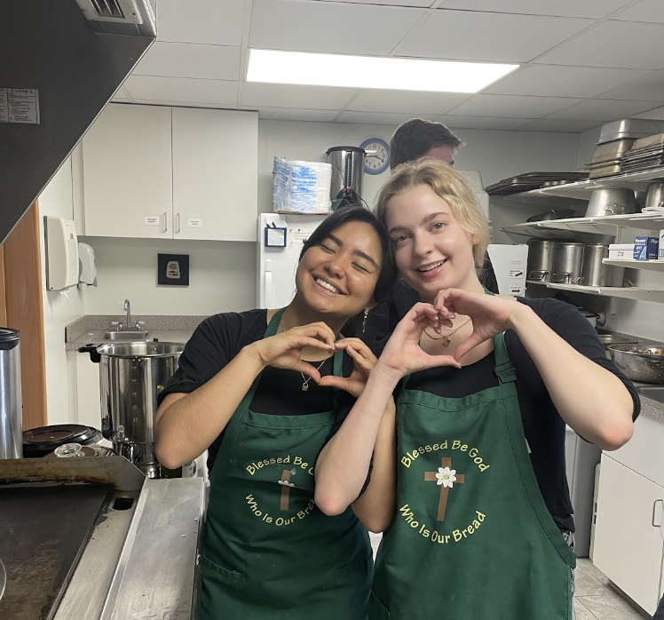 Cheffing it up at Our Savior Lutheran Church! 