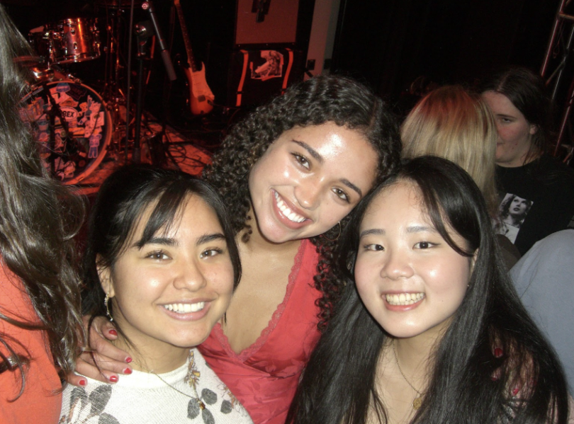 me and my friends at the concert