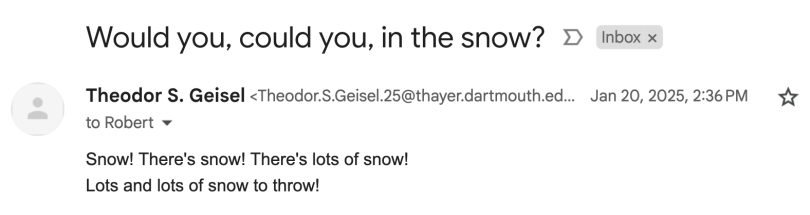 Seuss email