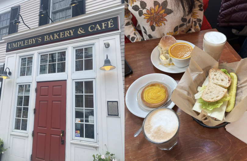 exterior and food from Umplebeys