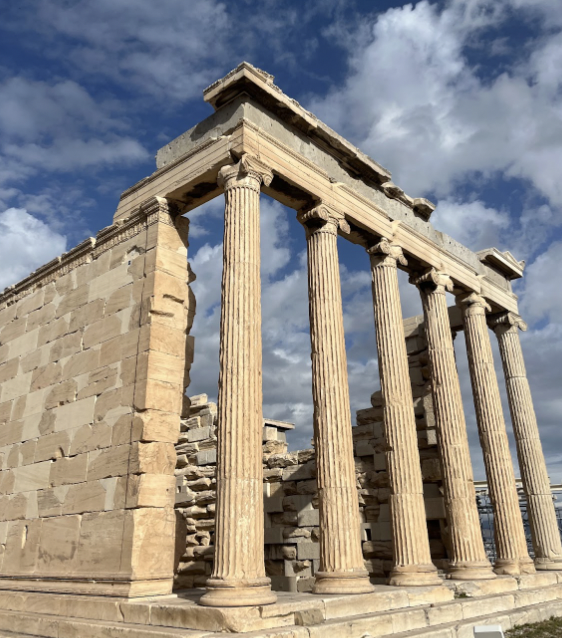 The Acropolis, a building I have learned about and experienced through my Classics major, which I get to do while being pre-health!