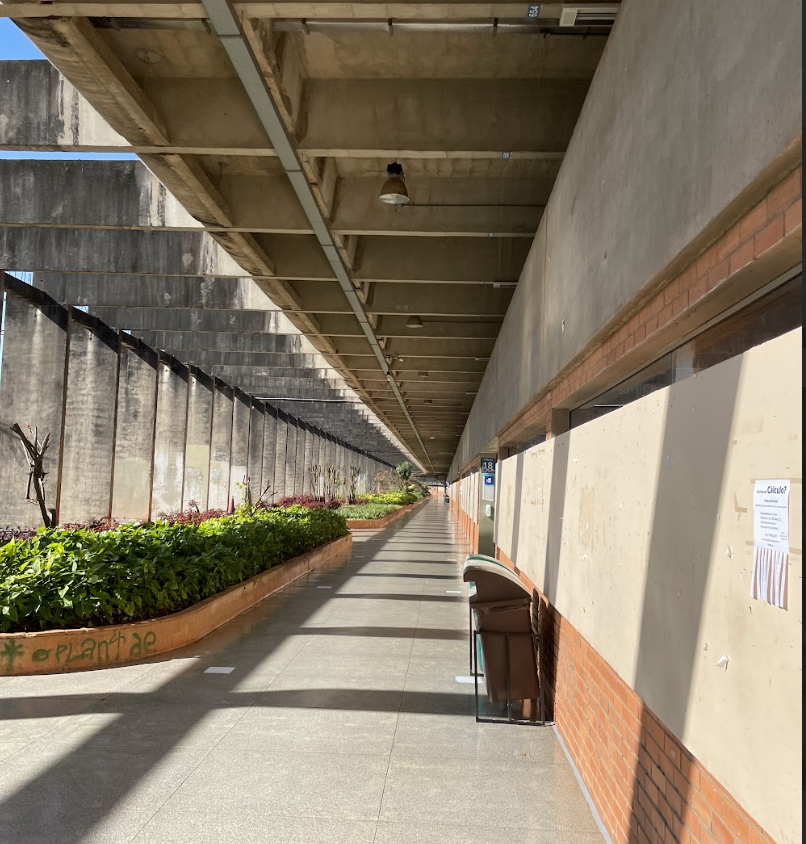 Hallway at the University of Brasília