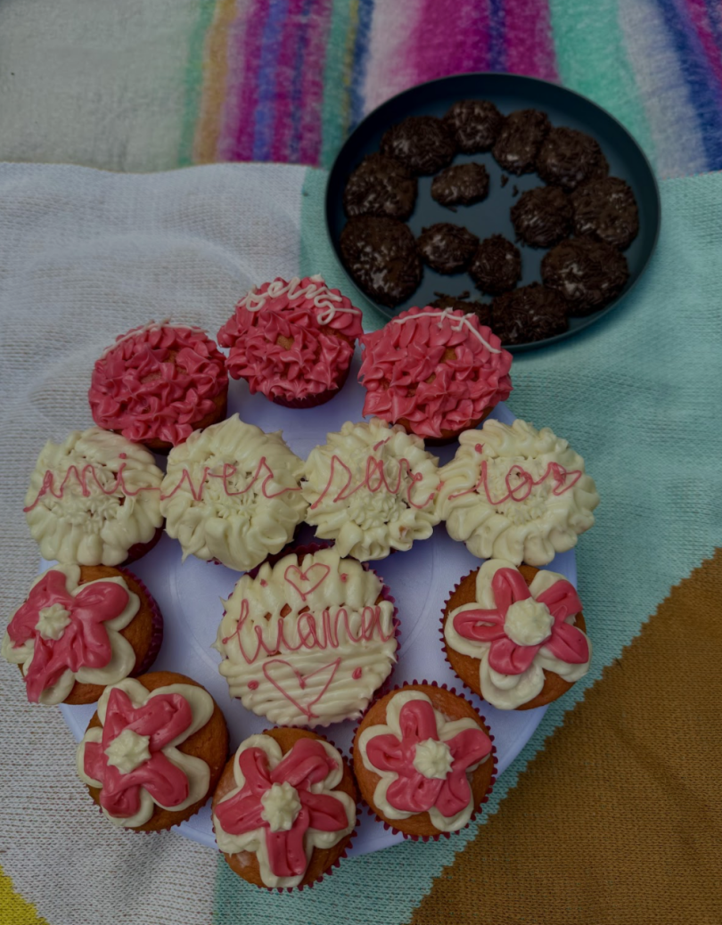 decorated cupcakes and Brigadeiro