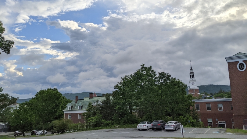 View from the top of Shattuck Observatory