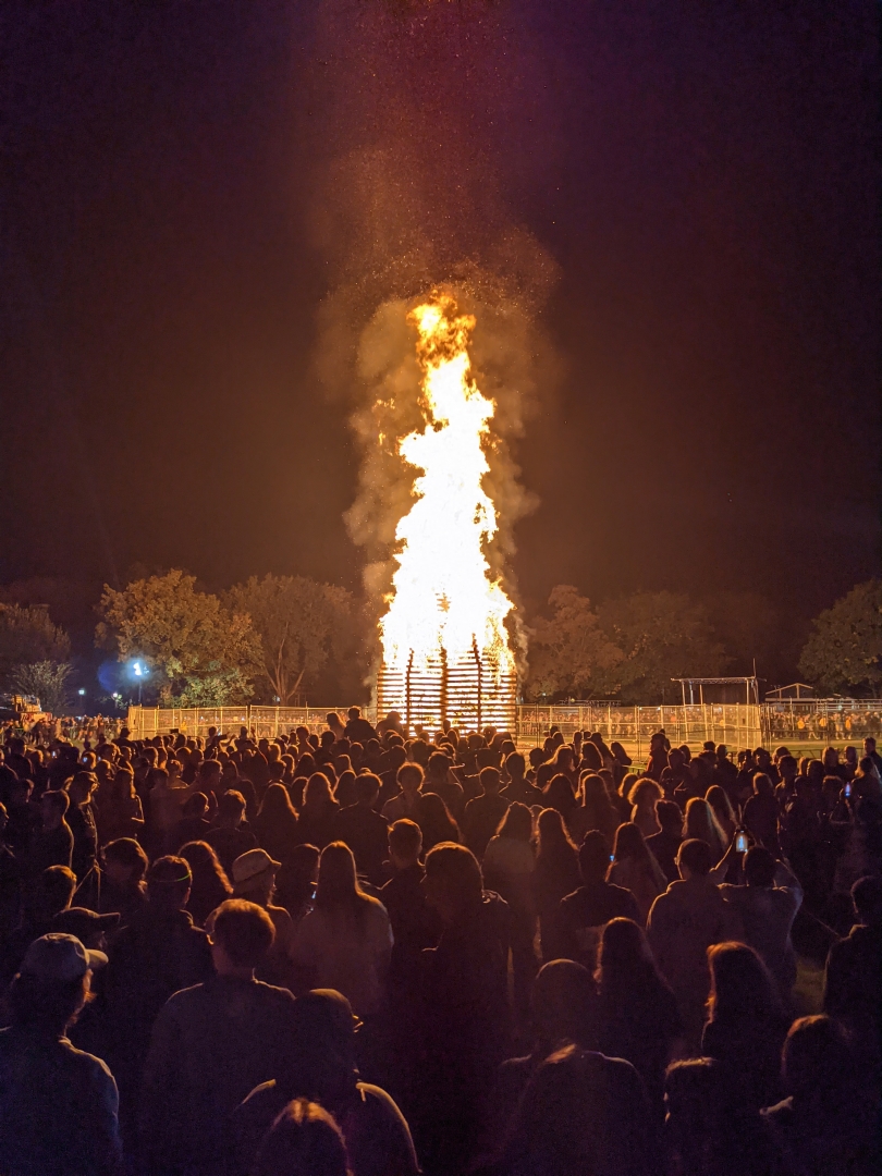 The bonfire! The bonfire!