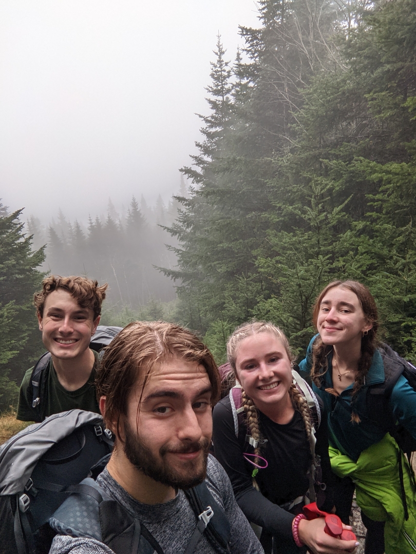 A lovely picture of us hiking Mousilauke!