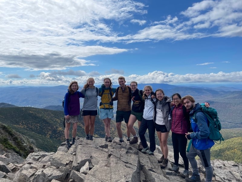 An awesome Dartmouth Outing Club hike!