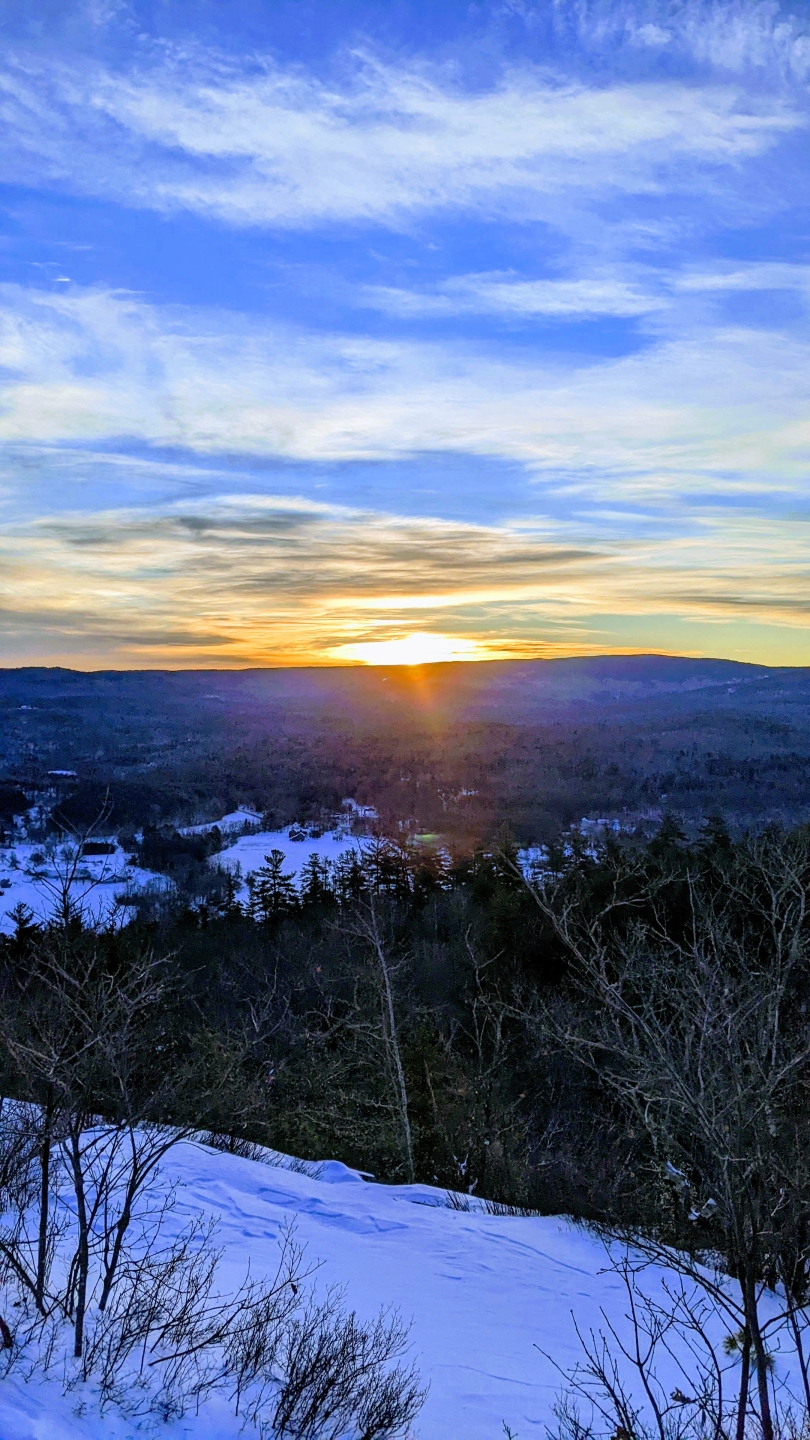 One of the most beautiful sunrises I've seen, courtesy of a Dartmouth sunrike! 