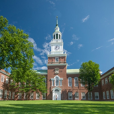 A photo of Baker Library 