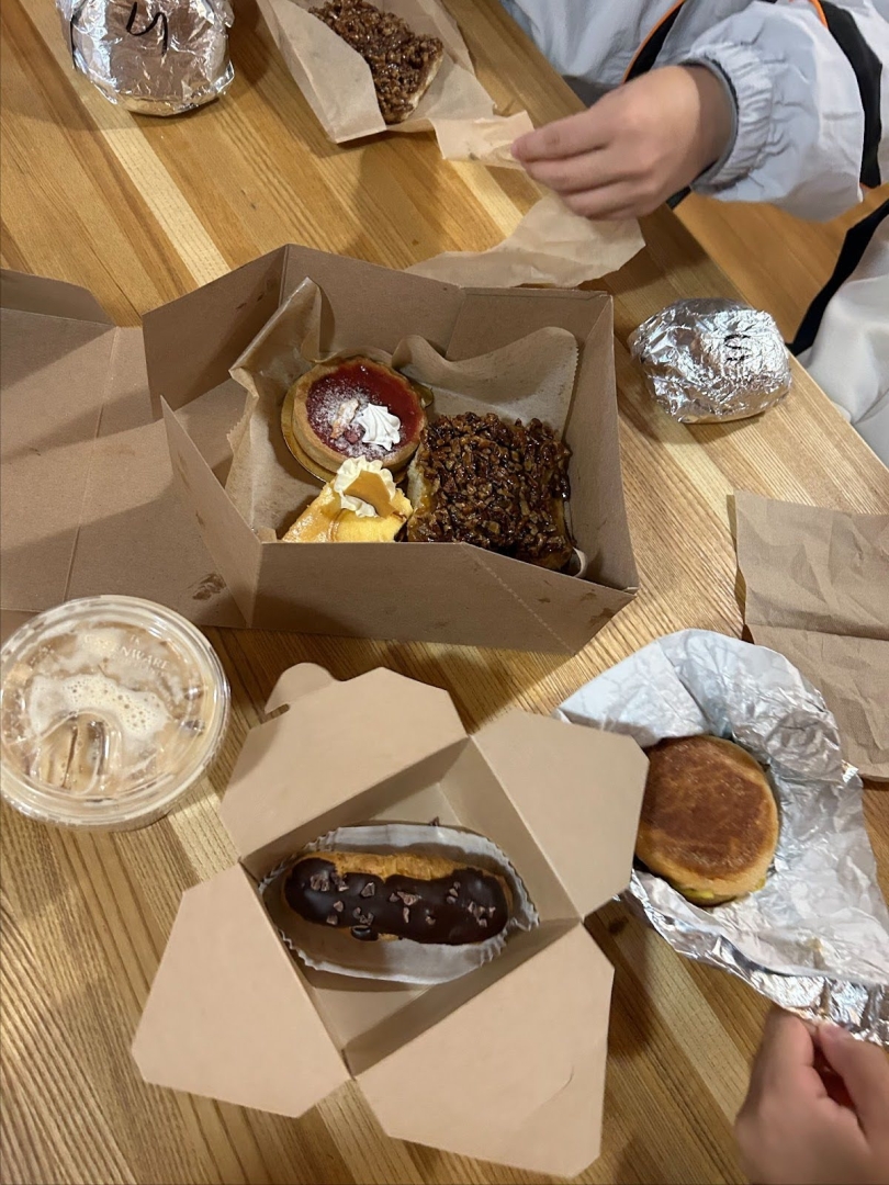 A picture of pastries we had at KAF