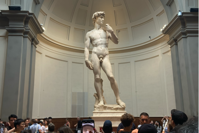 Photo of the David Statue by Michelangelo.