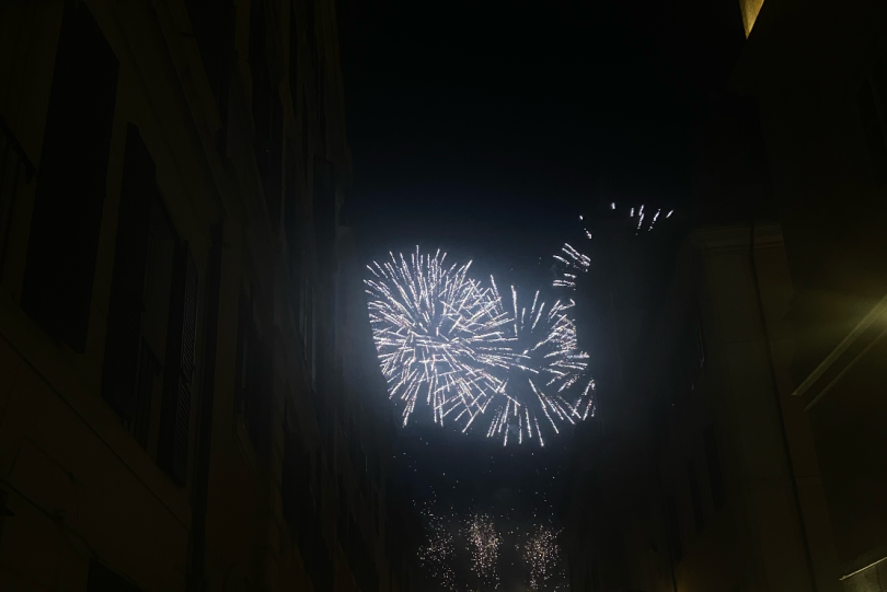 Photo of fireworks for the Feast of Saints Peter and Paul!