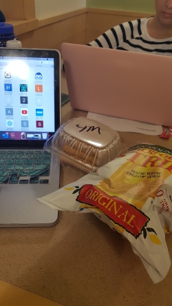 late night snacks at my computer