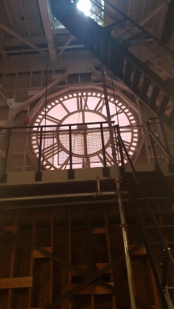 inside the clock tower