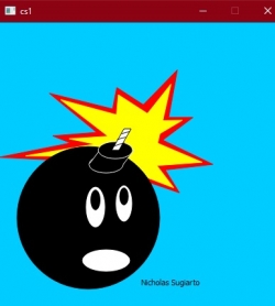 Answer: It's called "Adam Bomb" Nick's drawing