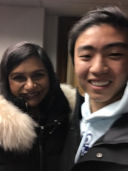 I MET MINDY KALING Nick and Mindy Kaling