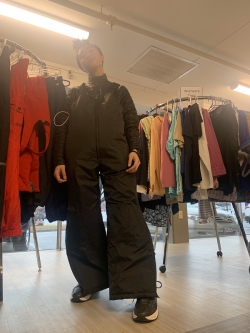 Ski Overalls... I think? Nick Wearing Giant Black Overalls