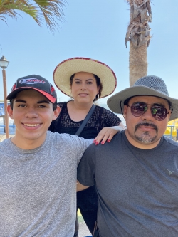 Family at the beach