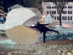 A wonderful PAC-MAN sculpture!