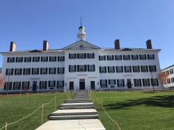 Dartmouth Hall is almost ready for class!