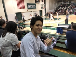 Azariah '23 at basketball game