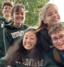 Me and my floormates Jack, Kealia, Kyra, and Peter! Floormates in fall