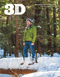 A photo of the cover of the November 2018 3D magazine