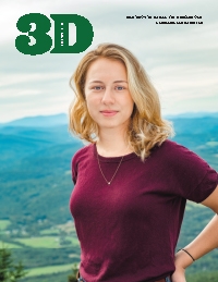 An image of the cover of the April 2019 3D Magazine