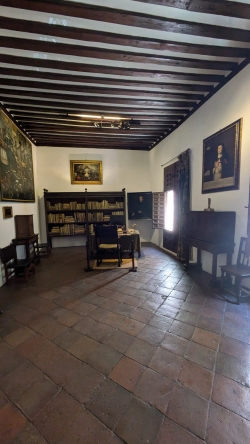 Casa de Lope de Vega Inside the house of Lope de Vega in Madrid this room was his study.