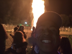 Go to activities on campus, like the Homecoming Bonfire!