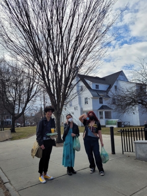 Antonio and friends in front of FOCO