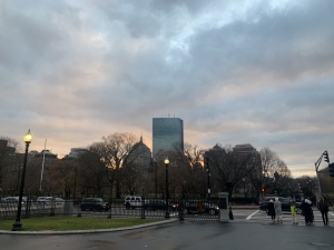 Sunset in Boston!