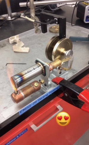 Testing the Stirling Engine