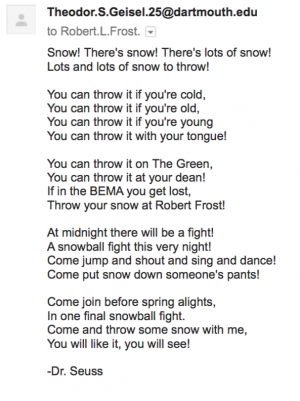 email snowball fight
