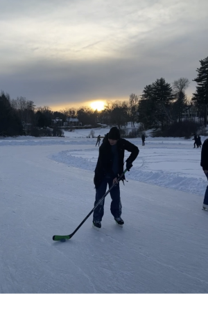 A photo of me ice skating