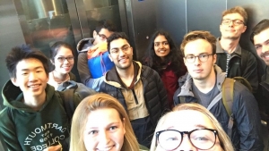 The Debate Team Stuck in an Elevator!