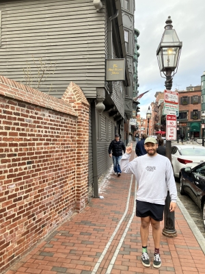 Me and my friend Paul Revere's house